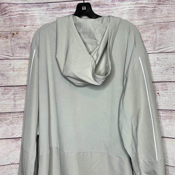 Truwear Full Zip Breathable Active Gray Stretch Moisture Wick Jacket 2XL New - Picture 4 of 13